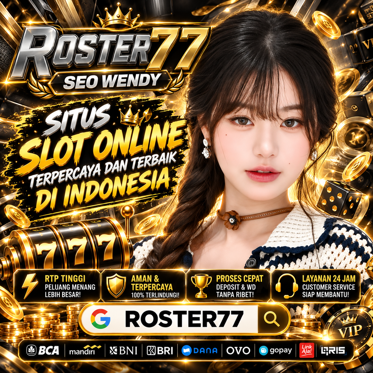 Banner ROSTER77 Indonesia